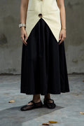 Archie Flared Skirt Black