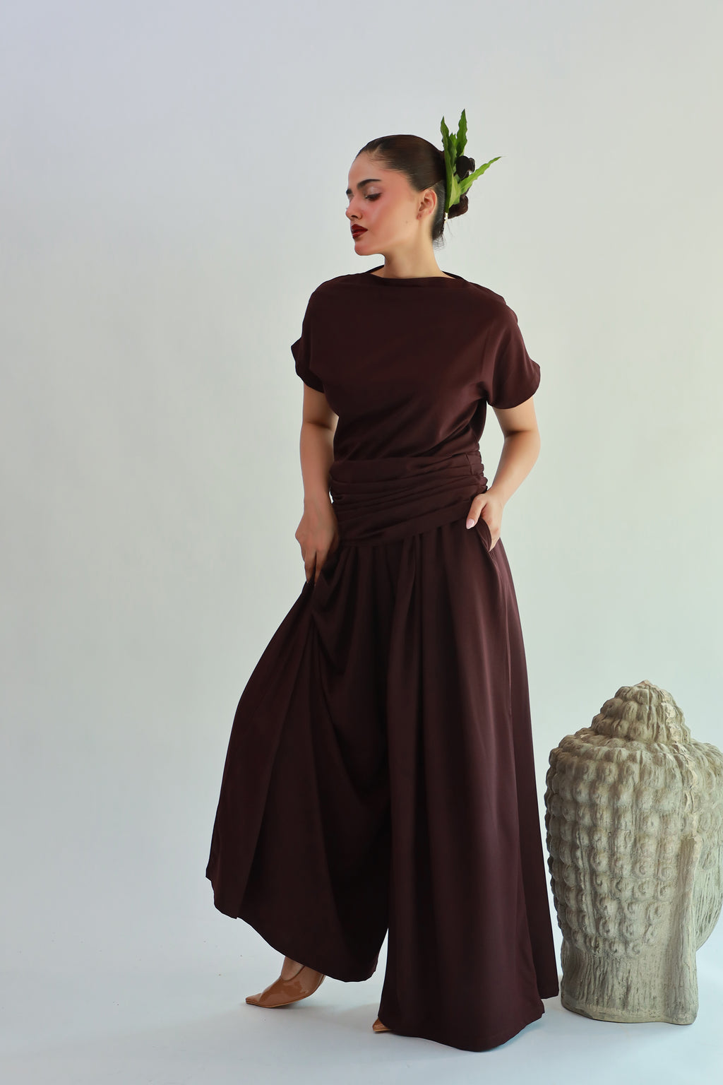 Amara Chocolate Brown Set