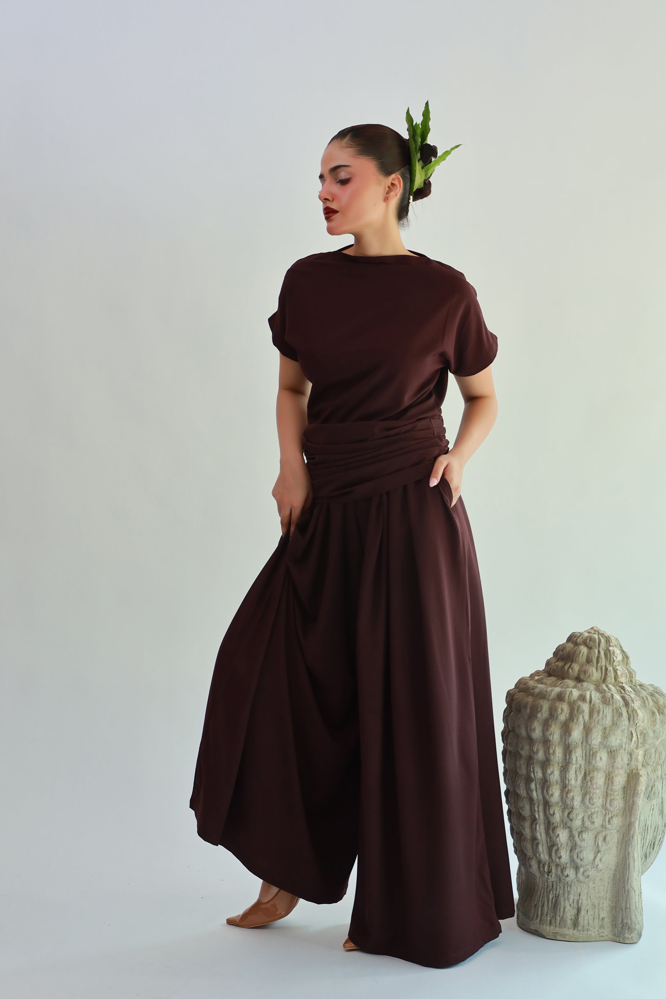 Amara Chocolate Brown Set