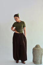 Luna  Cocoon Blended Pants Mocha