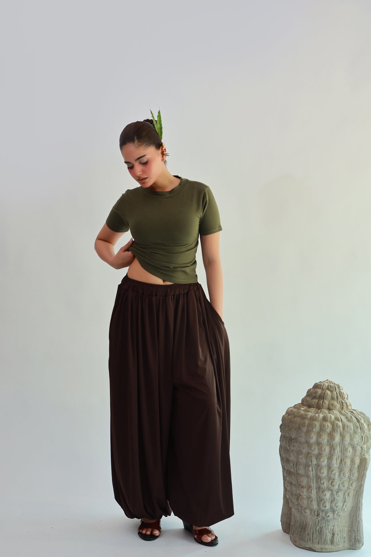 Luna  Cocoon Pant Mocha