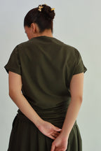 Amara Knitted Top Olive