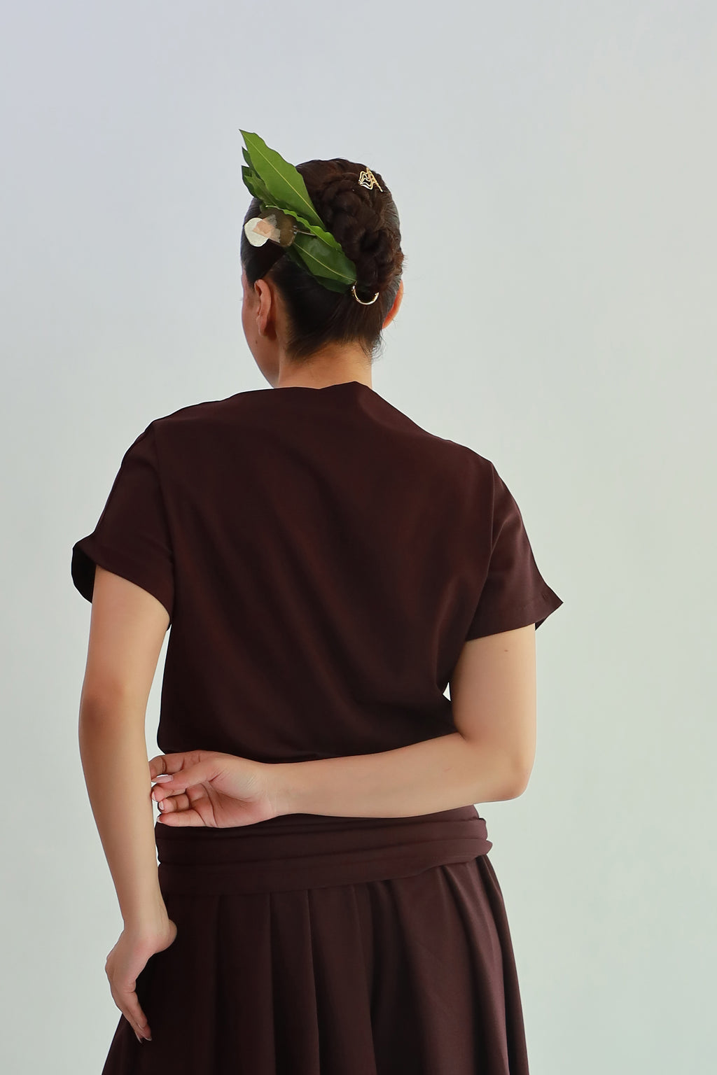 Amara Knitted Top chocolate brown