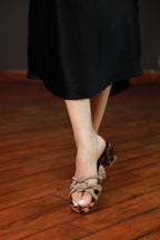 Utah cheetah Block Heel By Sassy