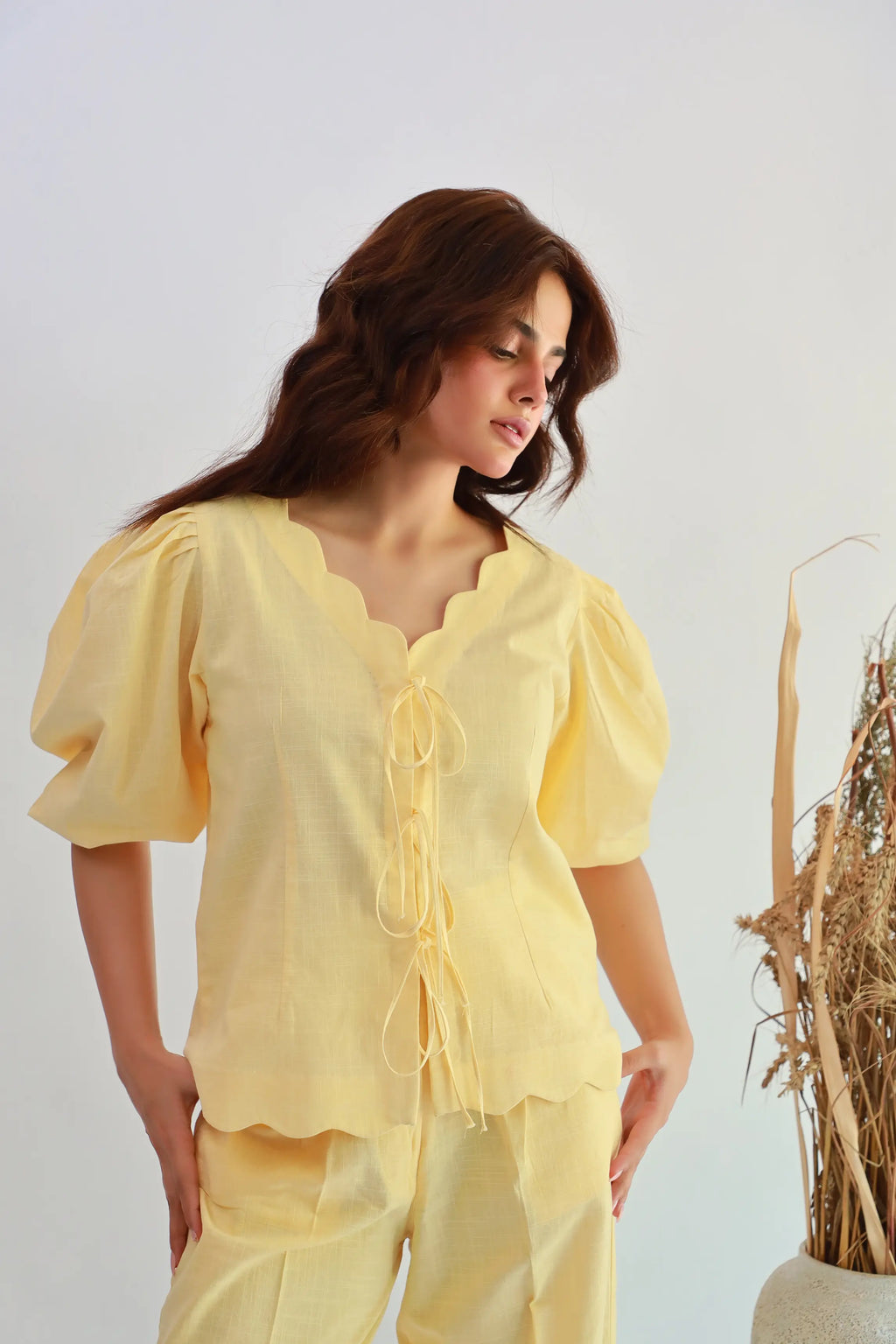 candy crush Blouse Yellow