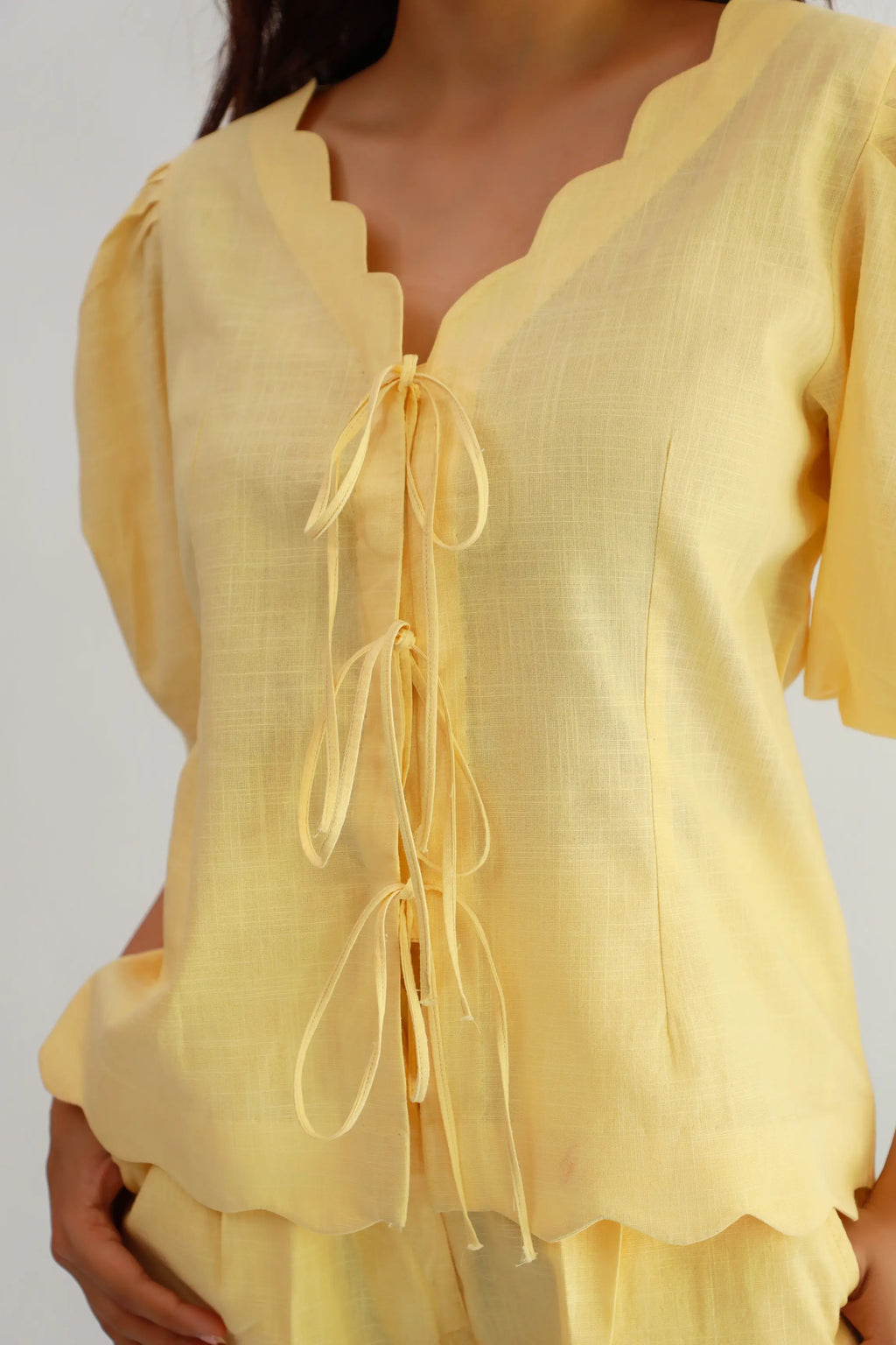 candy crush Blouse Yellow