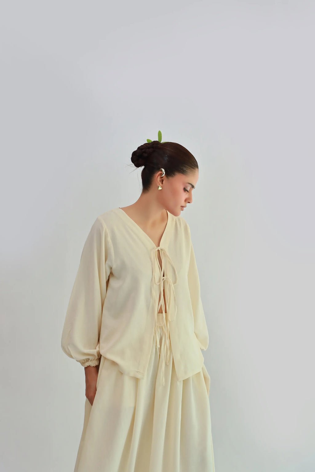 Ivory Breeze Blouse Off White