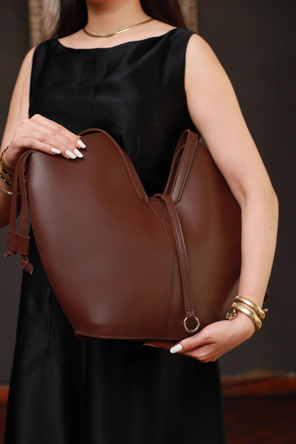 Viora Tote Bag Brown