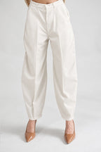 ARC BARREL COTTON PANTS OFF WHITE (Ship in 7 Days)