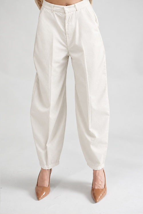 ARC BARREL COTTON PANTS OFF WHITE (Ship in 7 Days)
