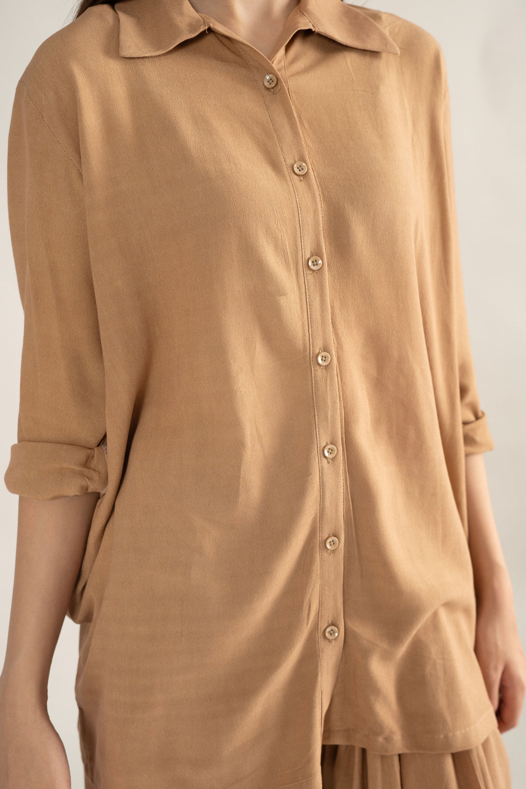 DRIFT  POLY-COTTON SET HAZELNUT BROWN