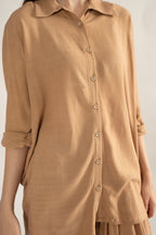 DRIFT  POLY-COTTON SET HAZELNUT BROWN