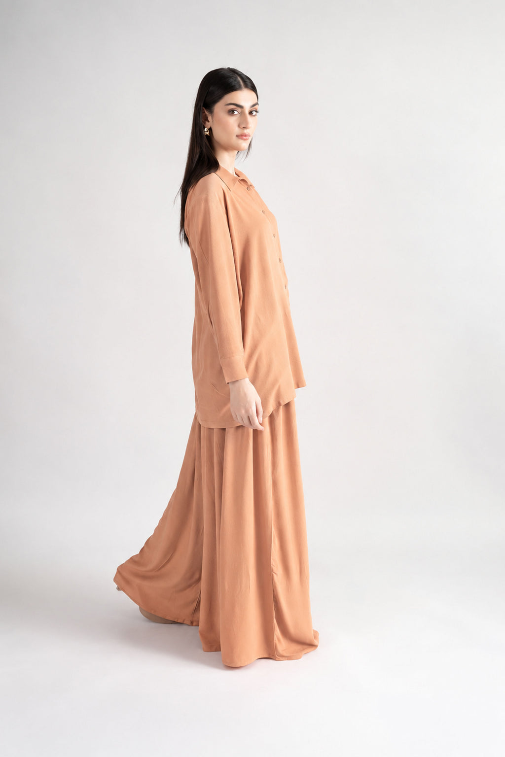 DRIFT  POLY-COTTON SET BURNT PINK