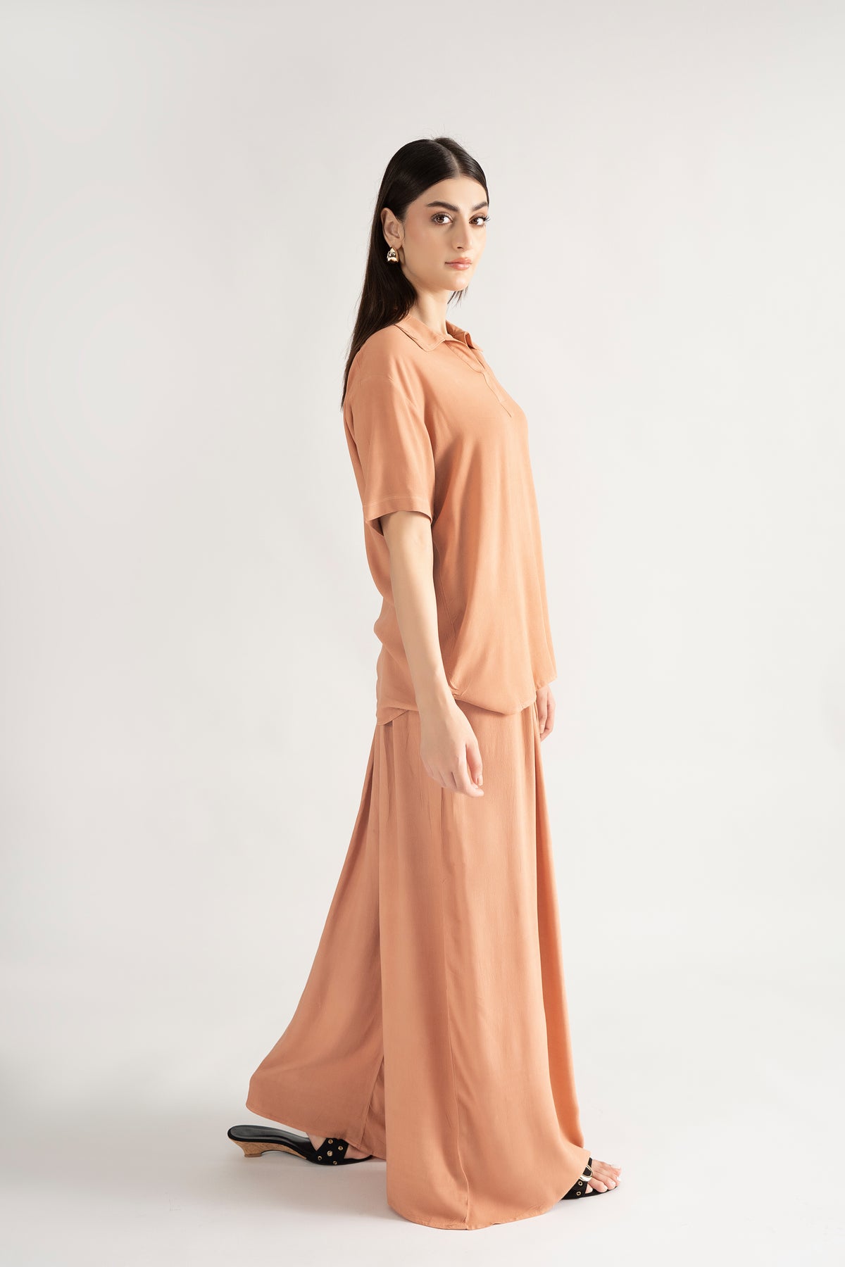 DUNE  POLY-COTTON SET BURNT PINK