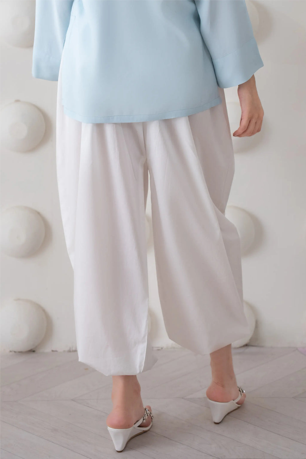 Kayes Balloon Trousers White
