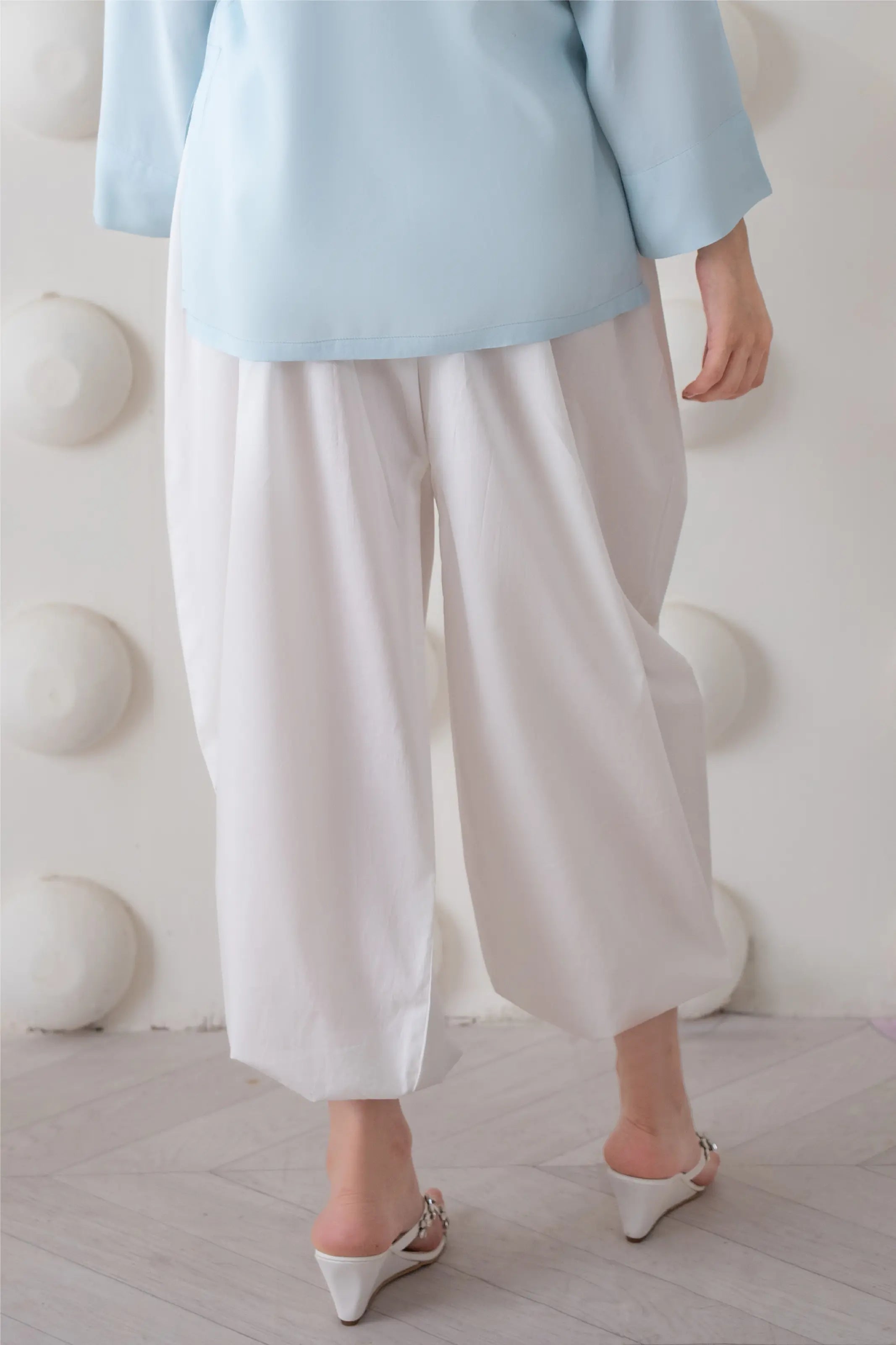Kayes Balloon Trousers White