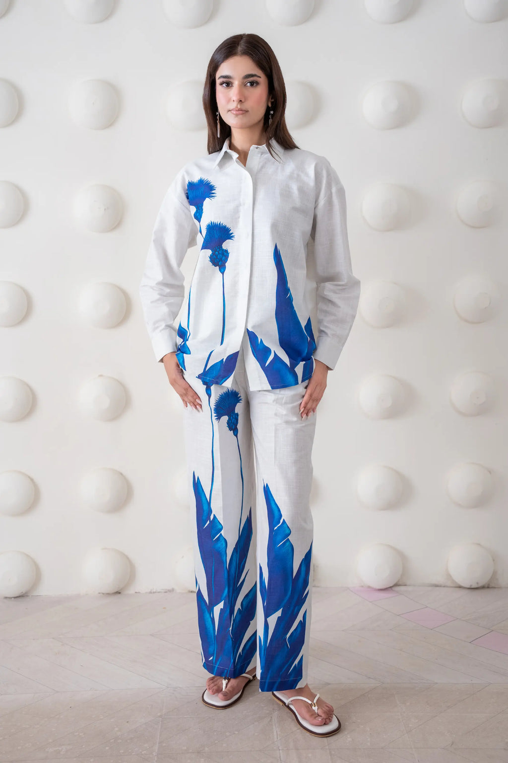 Tropica Irish Cotton Set White/Blue