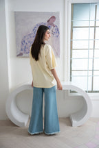 Mexico over sized Tee Butter yellow