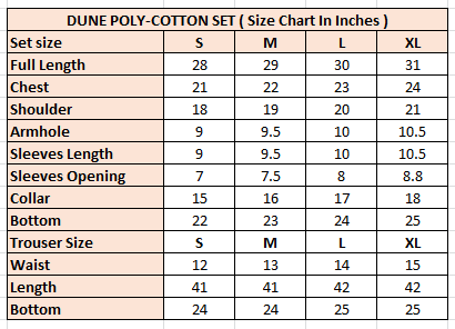 Size guide
