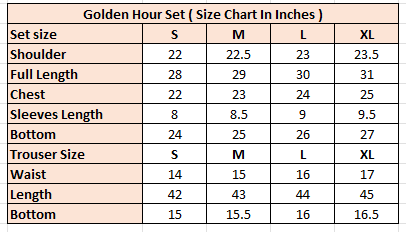 Size guide