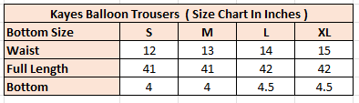 Size guide