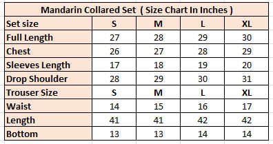 Size guide
